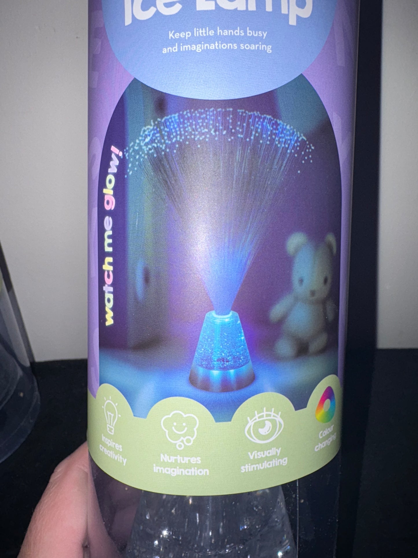 Sensory Fire Optic colour changing Ice Lamp