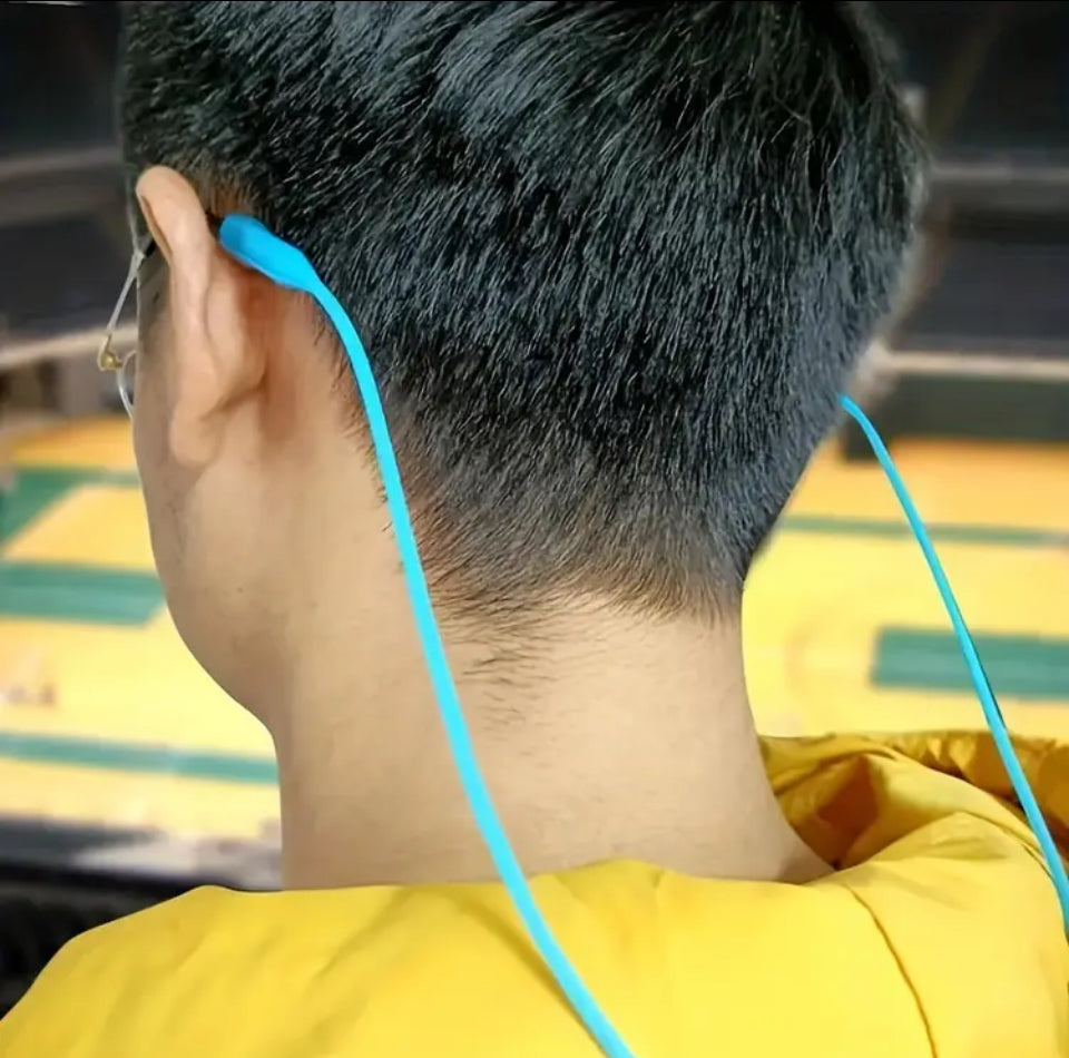 Silicone glasses strap