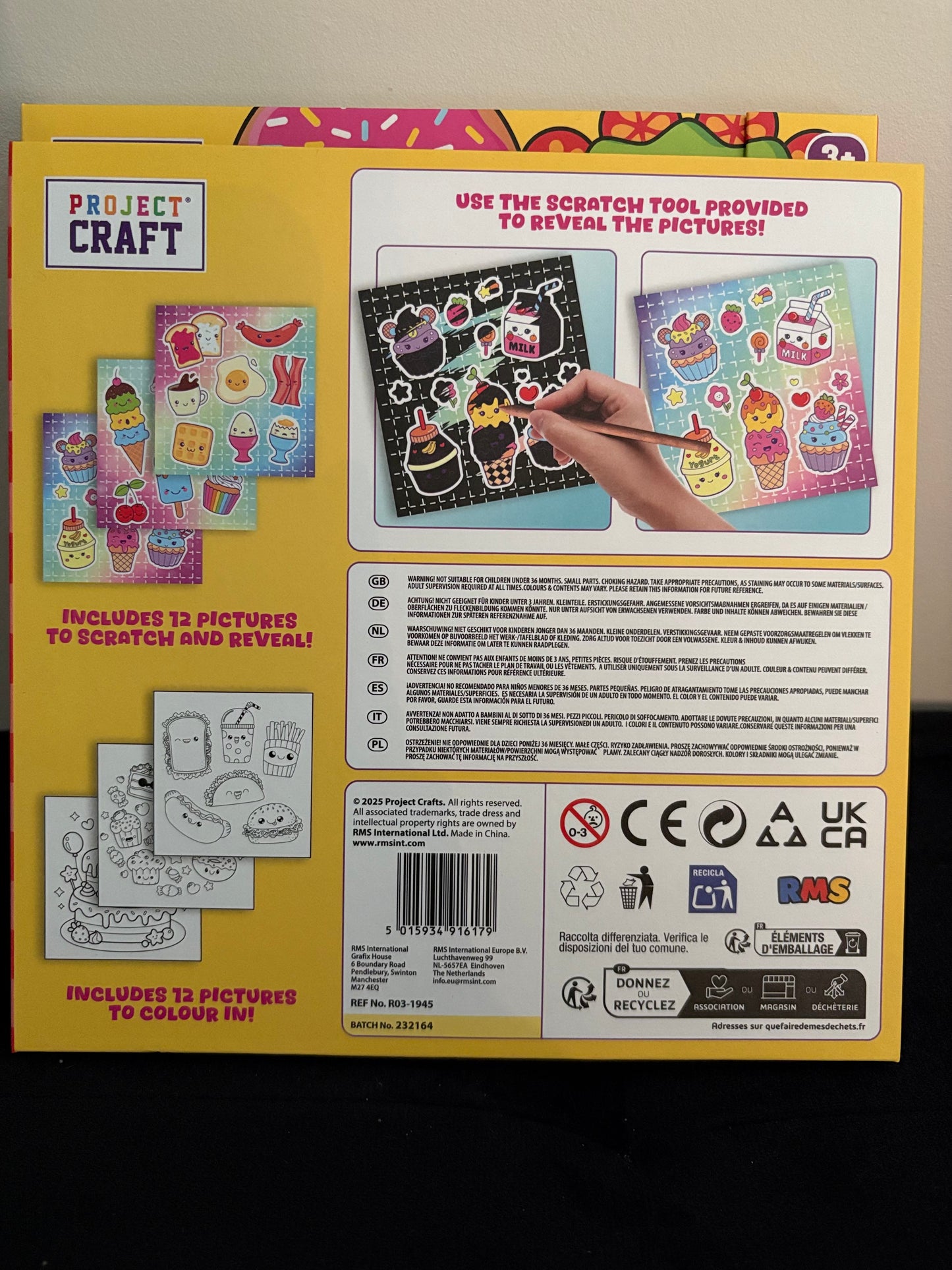 Scratch & colouring kit