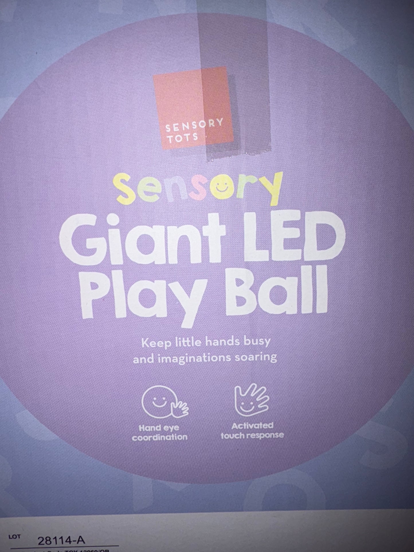 Giant inflatable LED ball