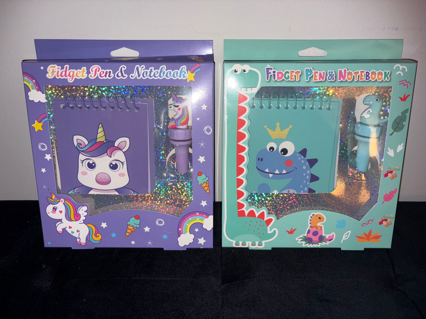 Fidget pen & notebook set