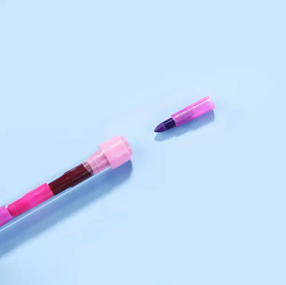 Push colour crayons