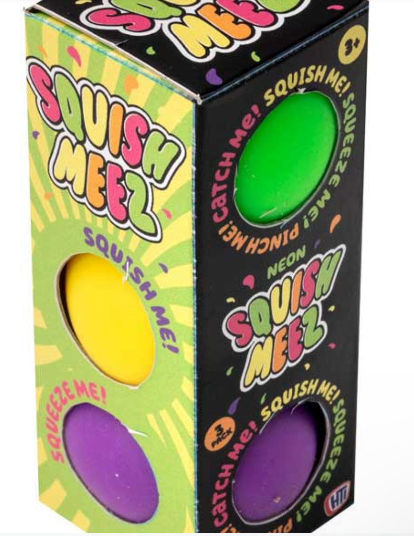 Neon squishy Balls (Pack of 3)