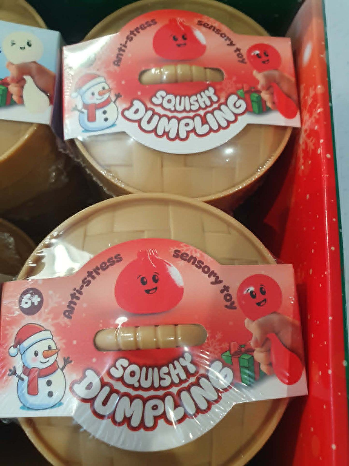 Christmas Squishy Dumpling mystery toy,