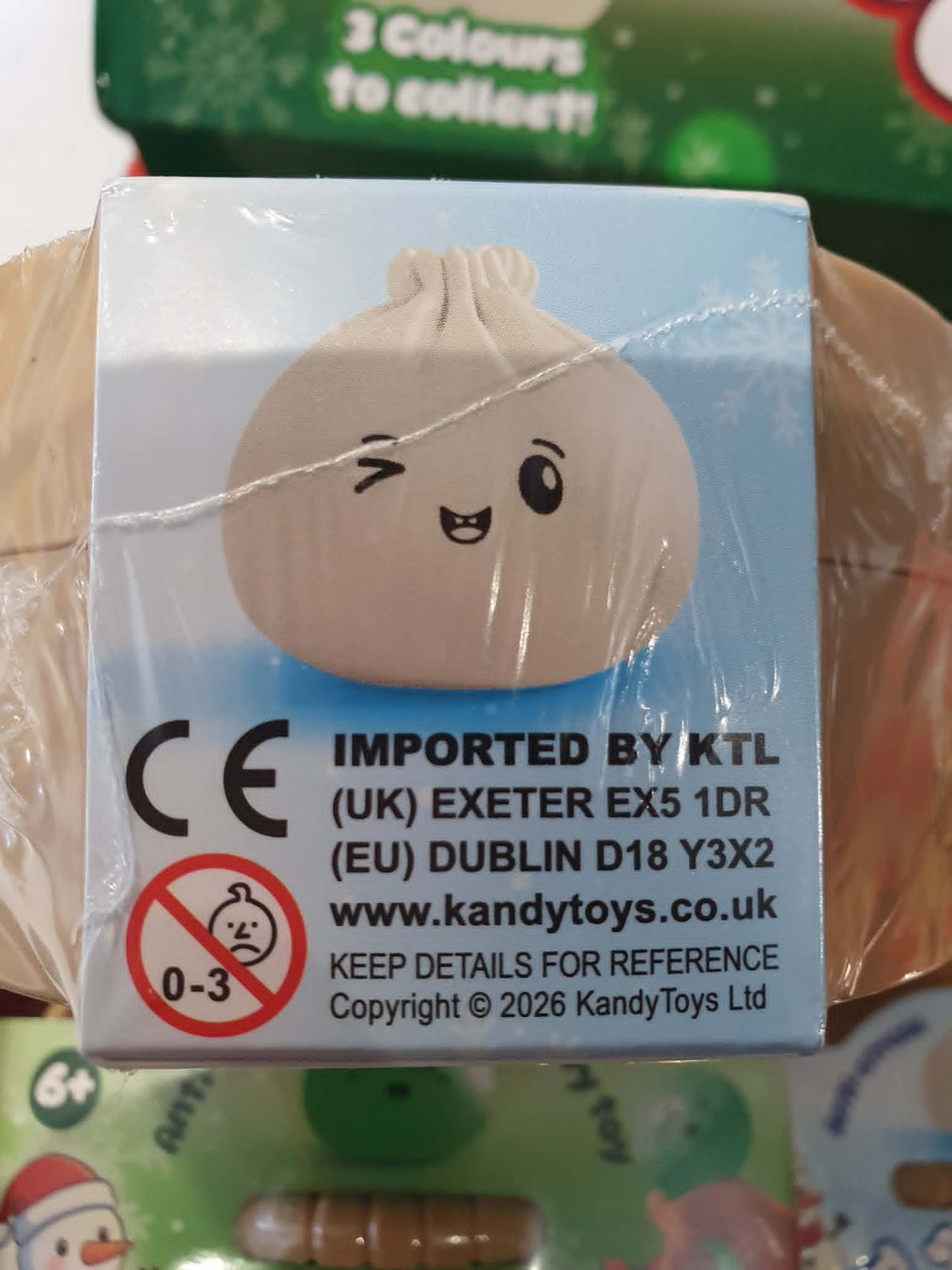 Christmas Squishy Dumpling mystery toy,