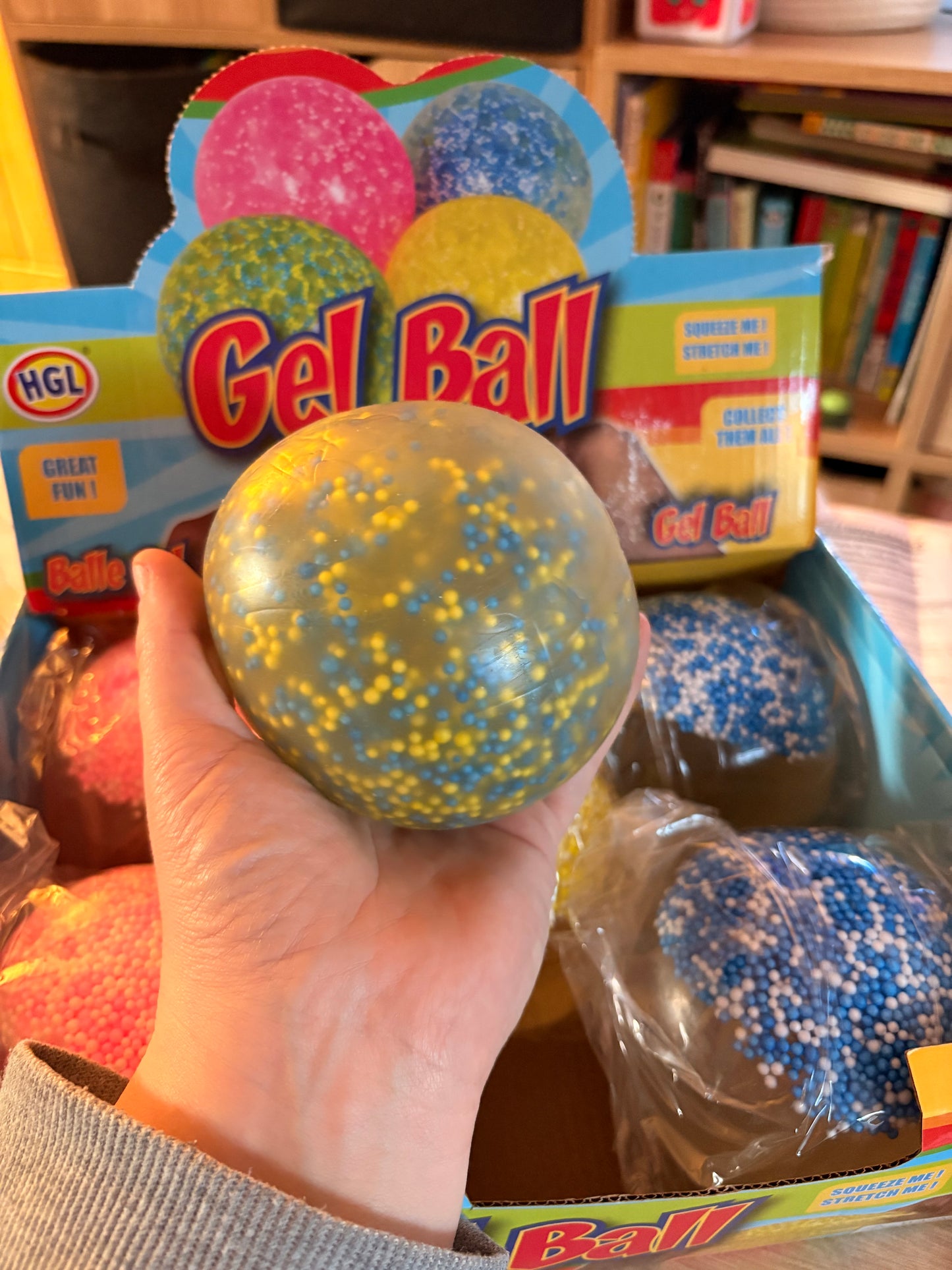 Giant gel squishy ball