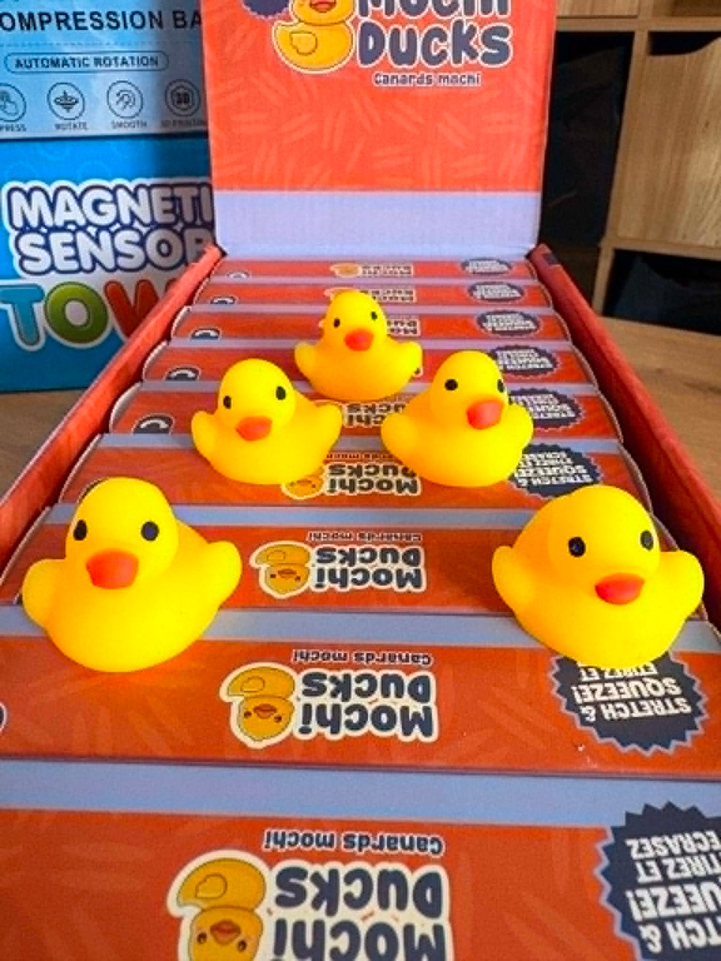 Mochi Ducks, 5 squishy ducks
