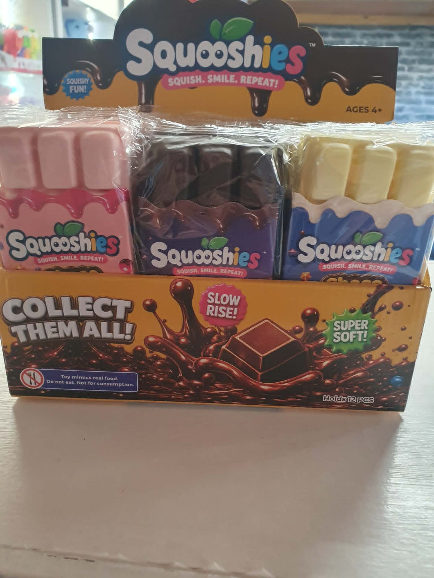 Chocolate squishy sensory toy
