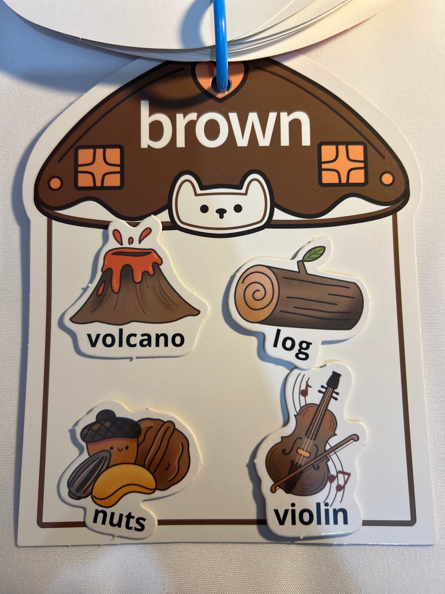 Colour sorting book