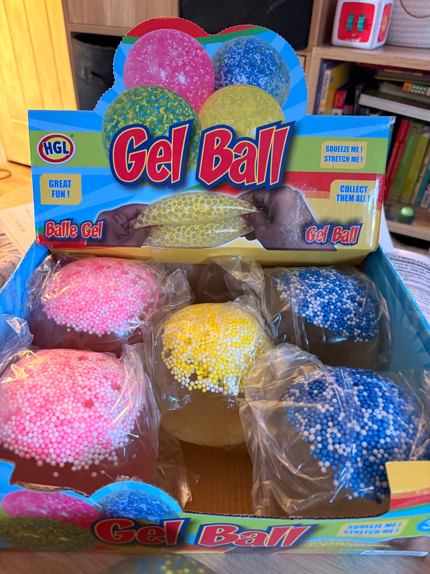 Giant gel squishy ball