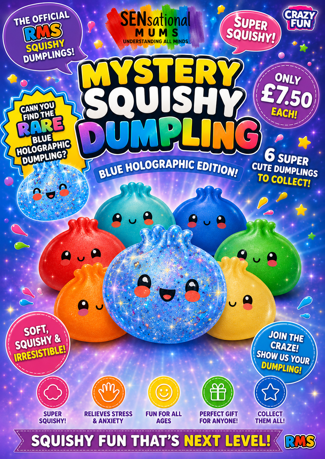 RMS mystery squishy dumplings