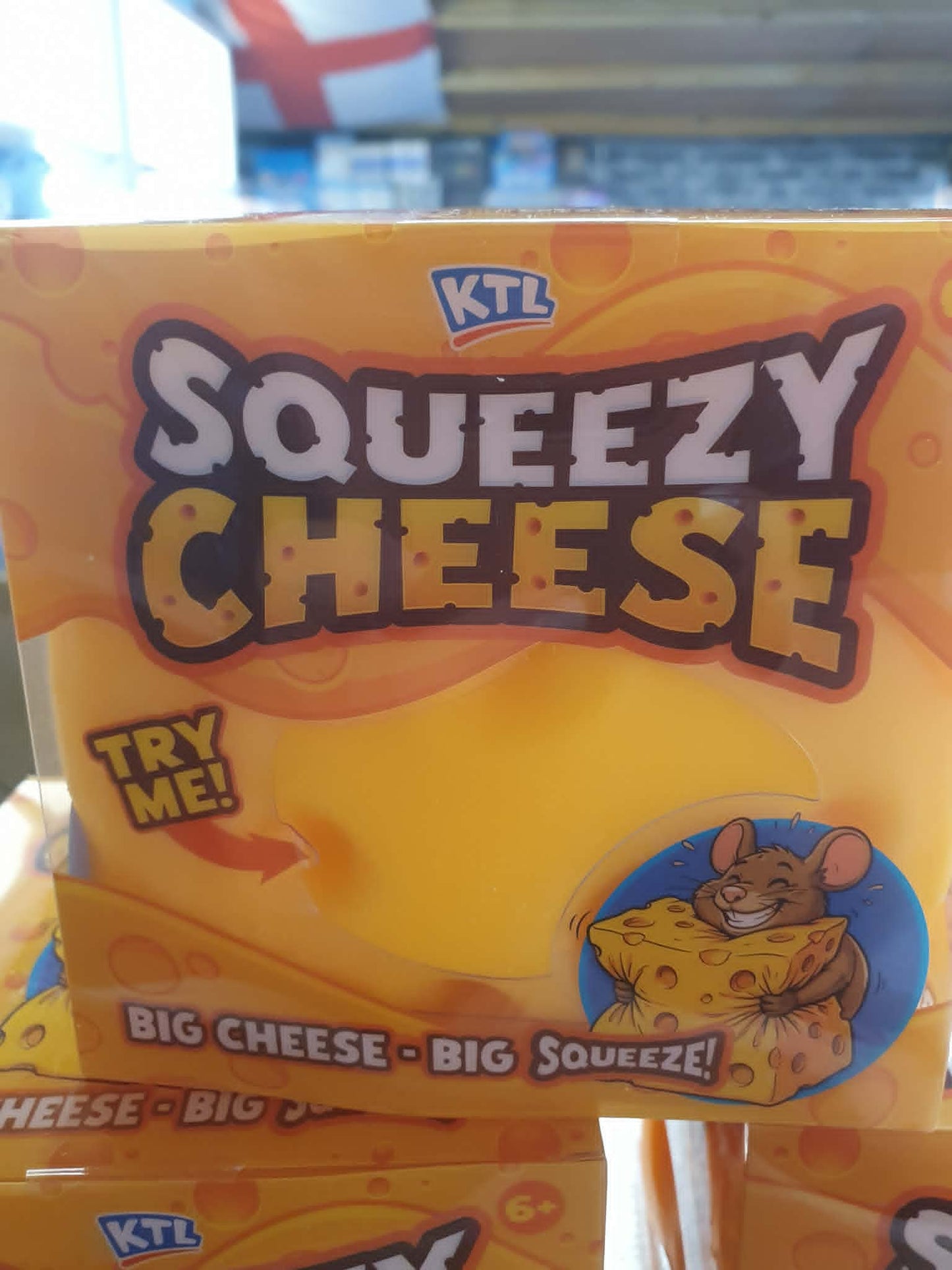 Viral KTL dough filled giant cheese, toy