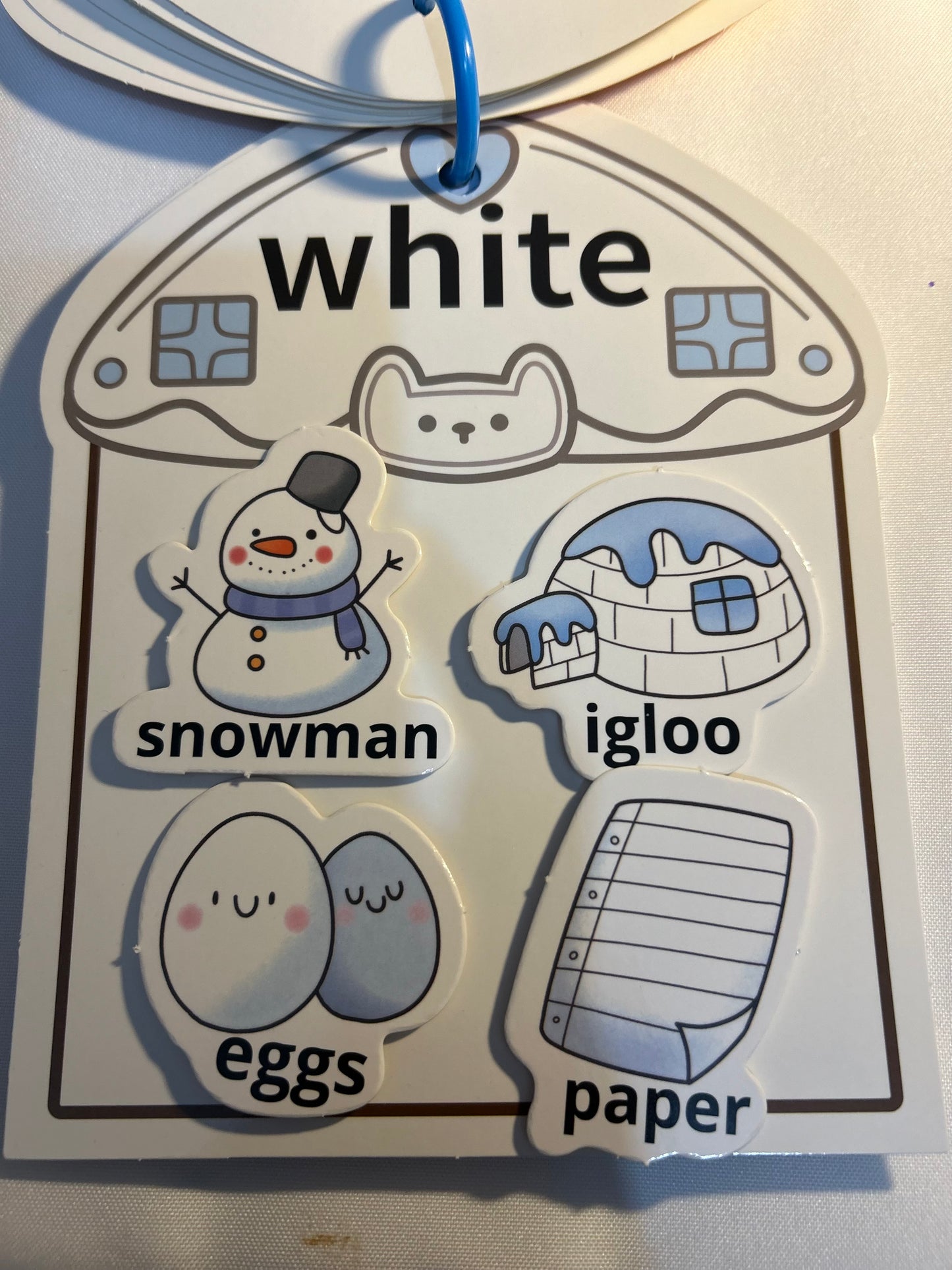 Colour sorting book