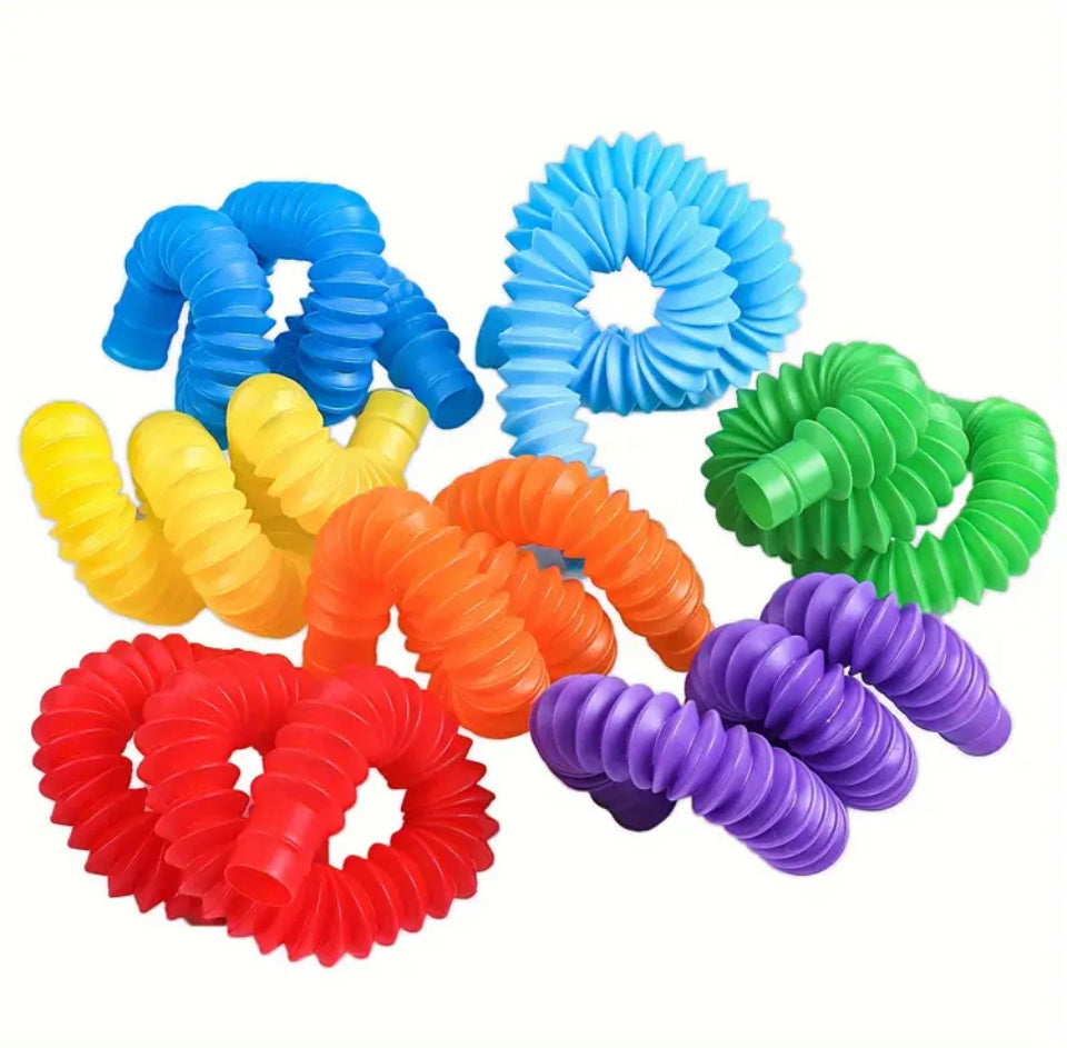 Pop fidget tubes