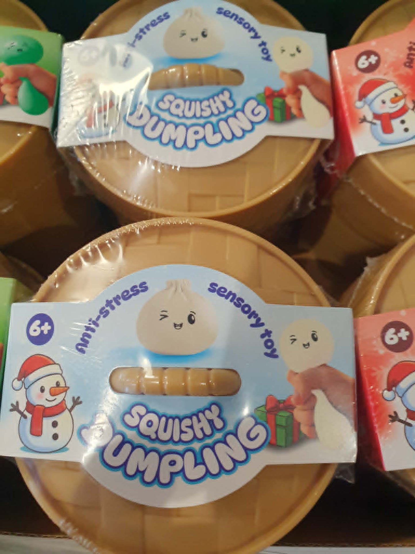 Christmas Squishy Dumpling mystery toy,