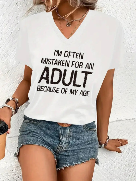 I'm often mistaken.... women's t shirt