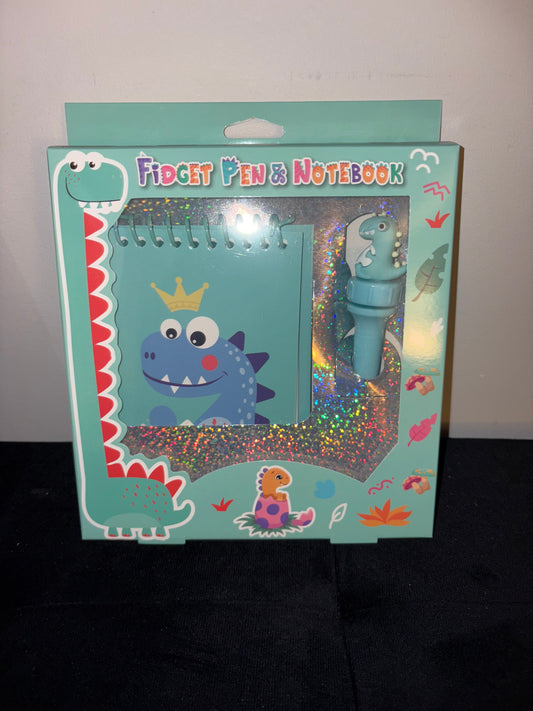 Fidget pen & notebook set