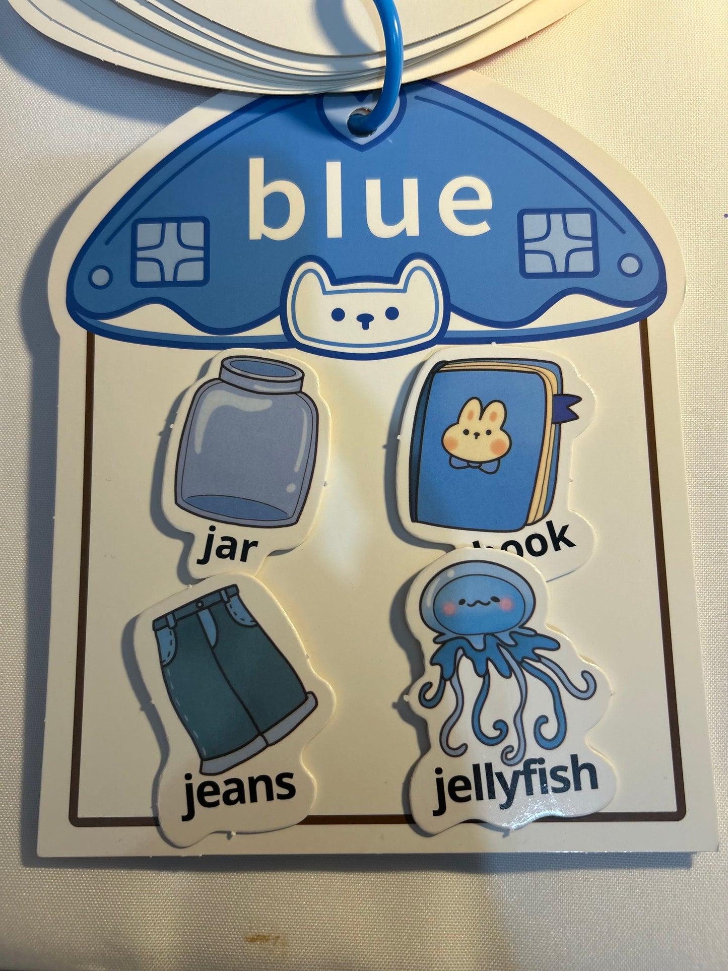 Colour sorting book
