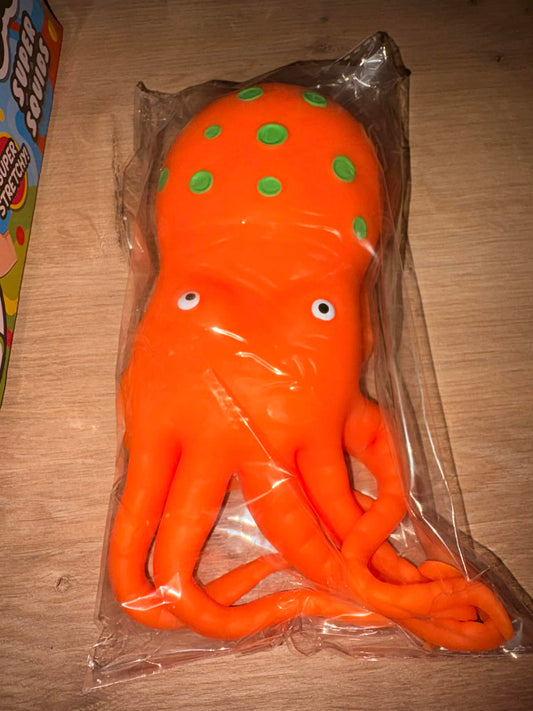 Large squishy squid, toy 3 colours to collect