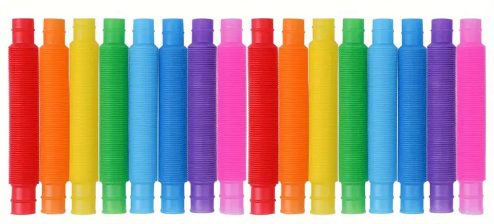 Pop fidget tubes