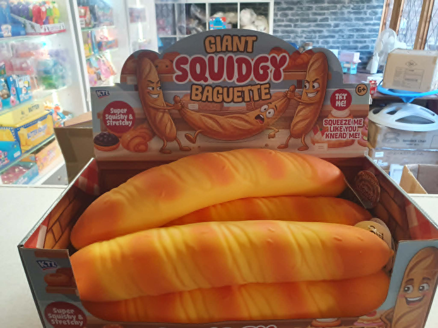 KTL giant squishy baguette toy
