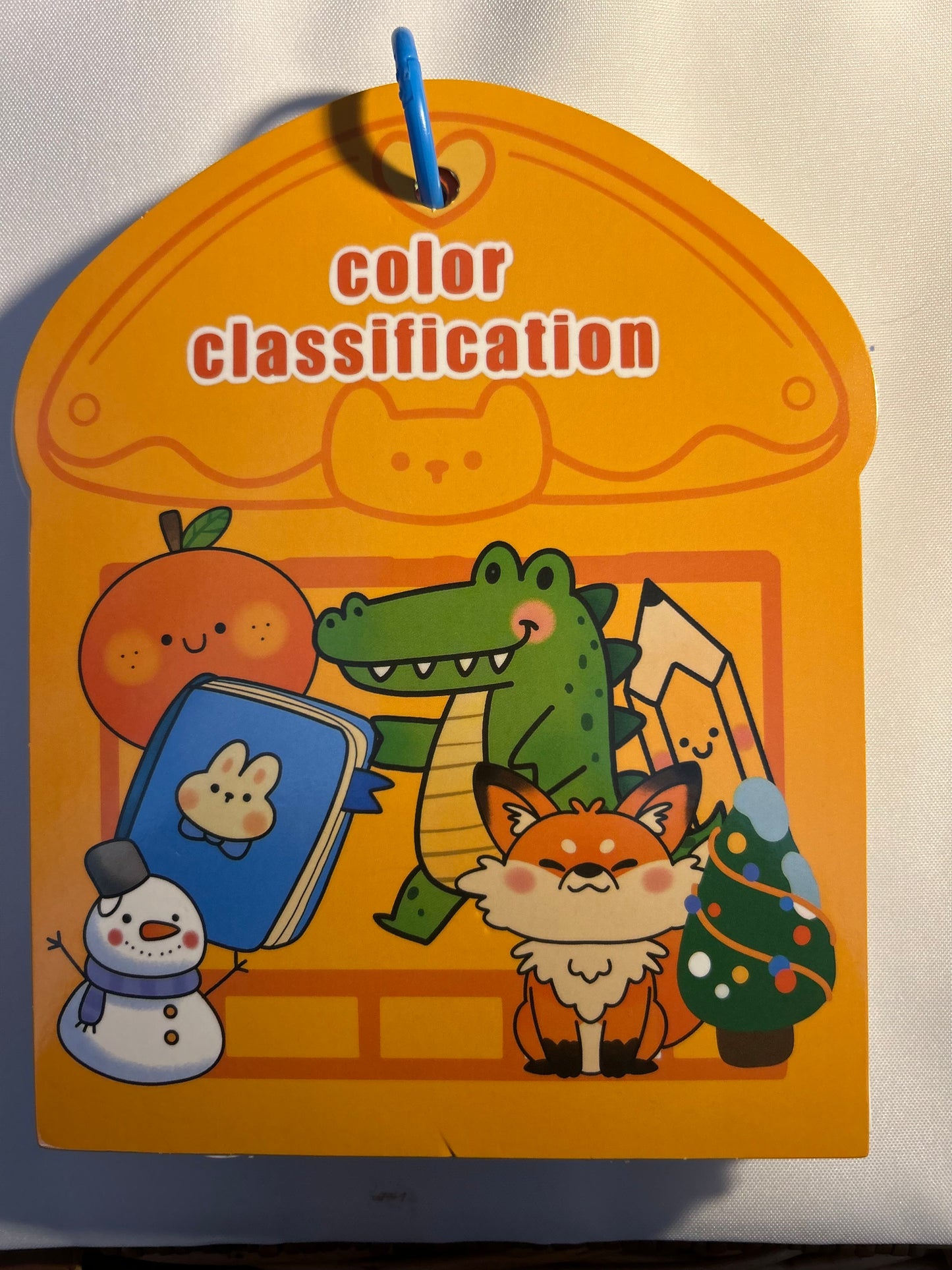 Colour sorting book