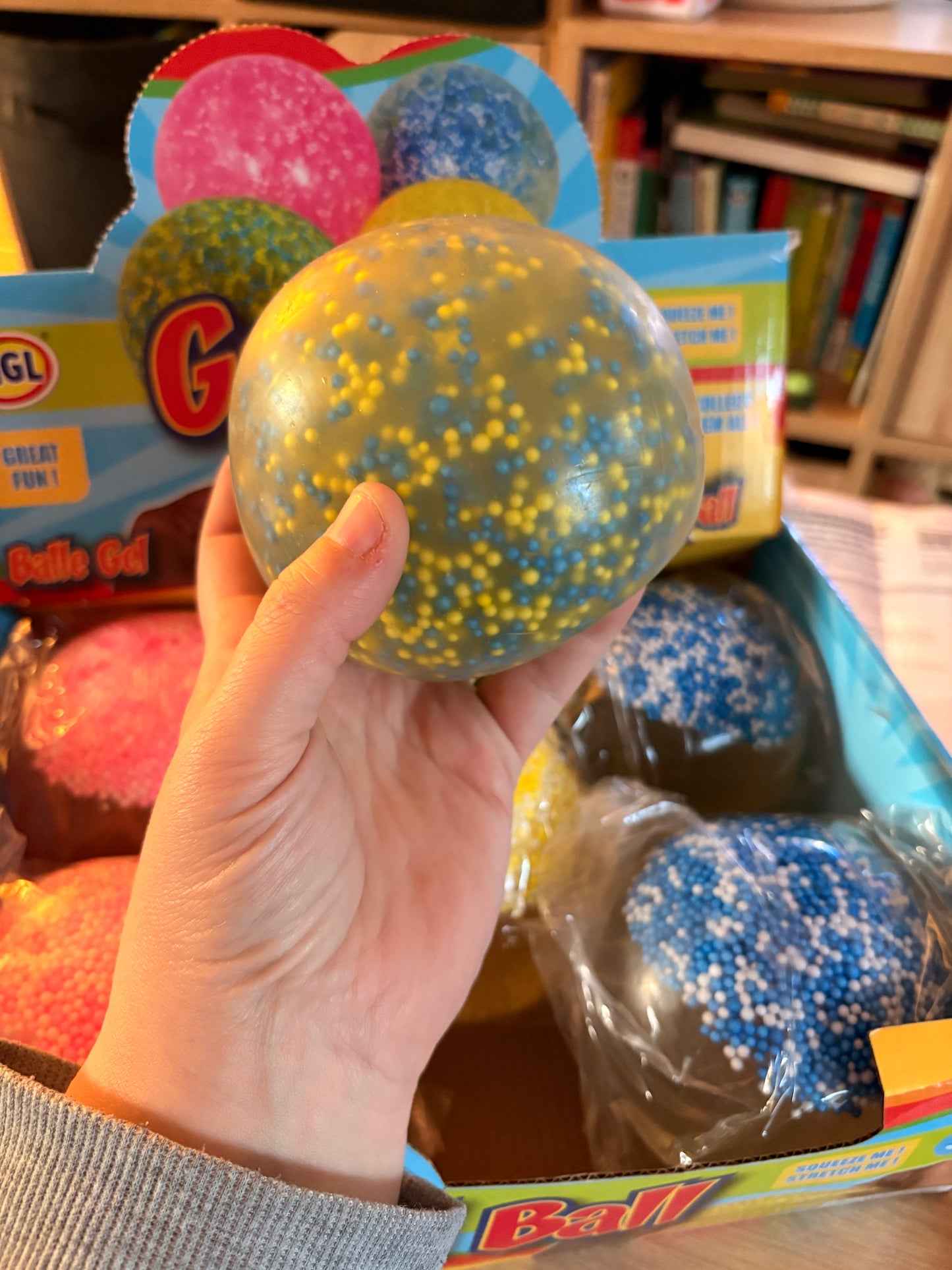 Giant gel squishy ball