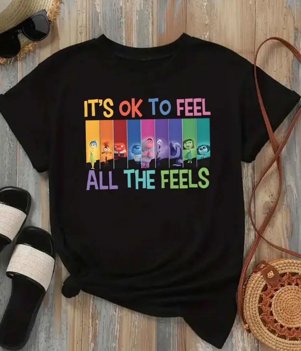 It's ok to feel all the feels ,Women’s T-shirts