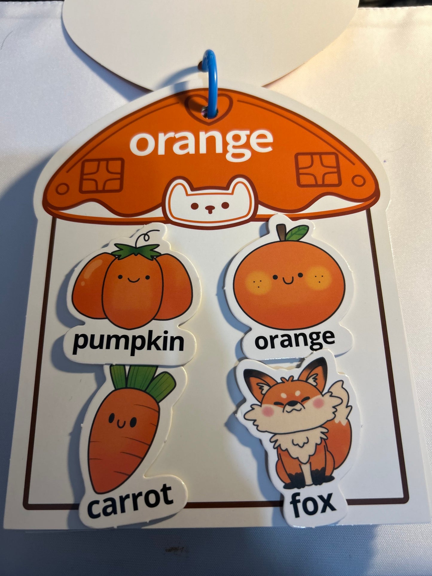 Colour sorting book