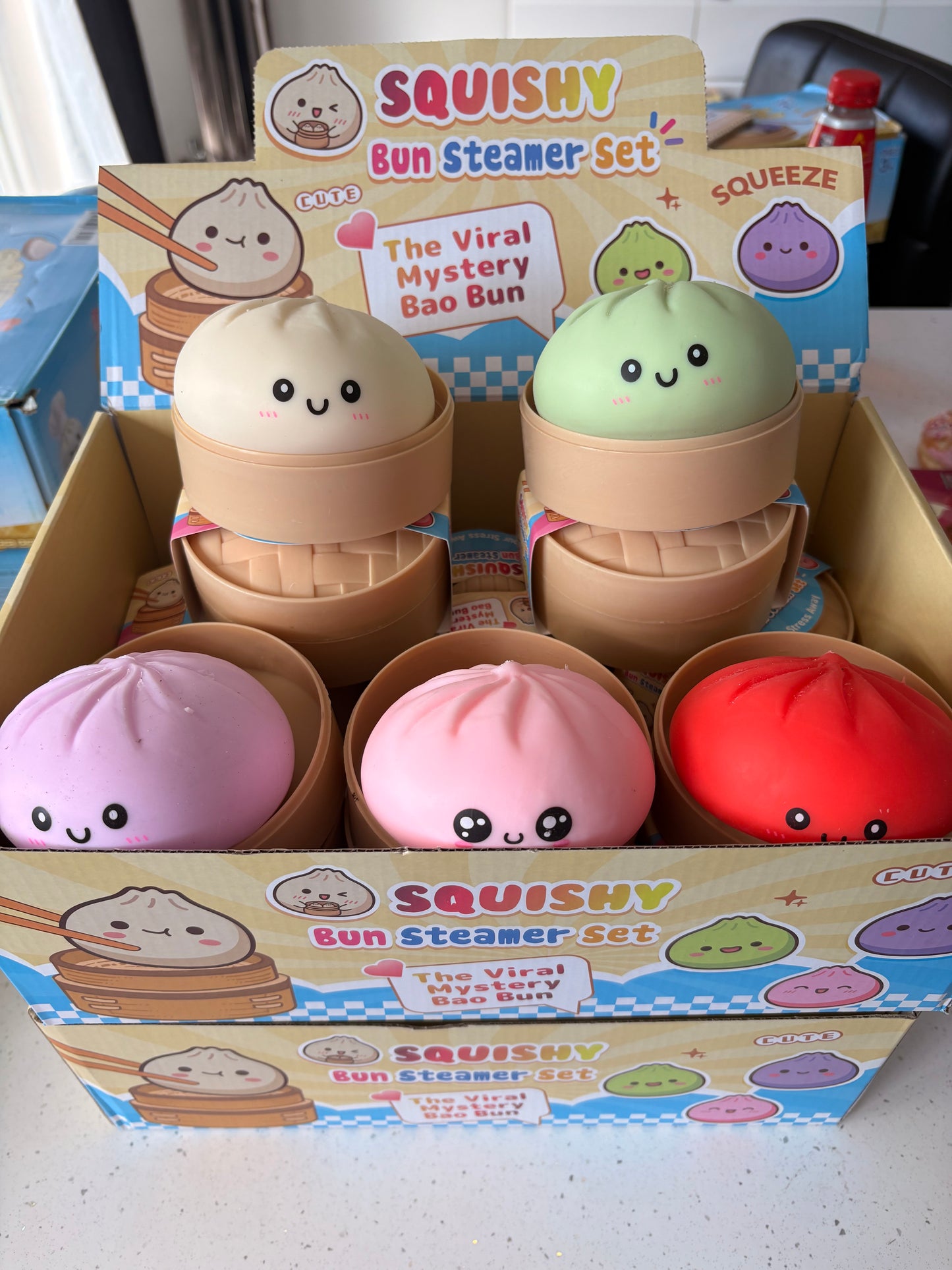 Mystery pastel foam filled dumpling