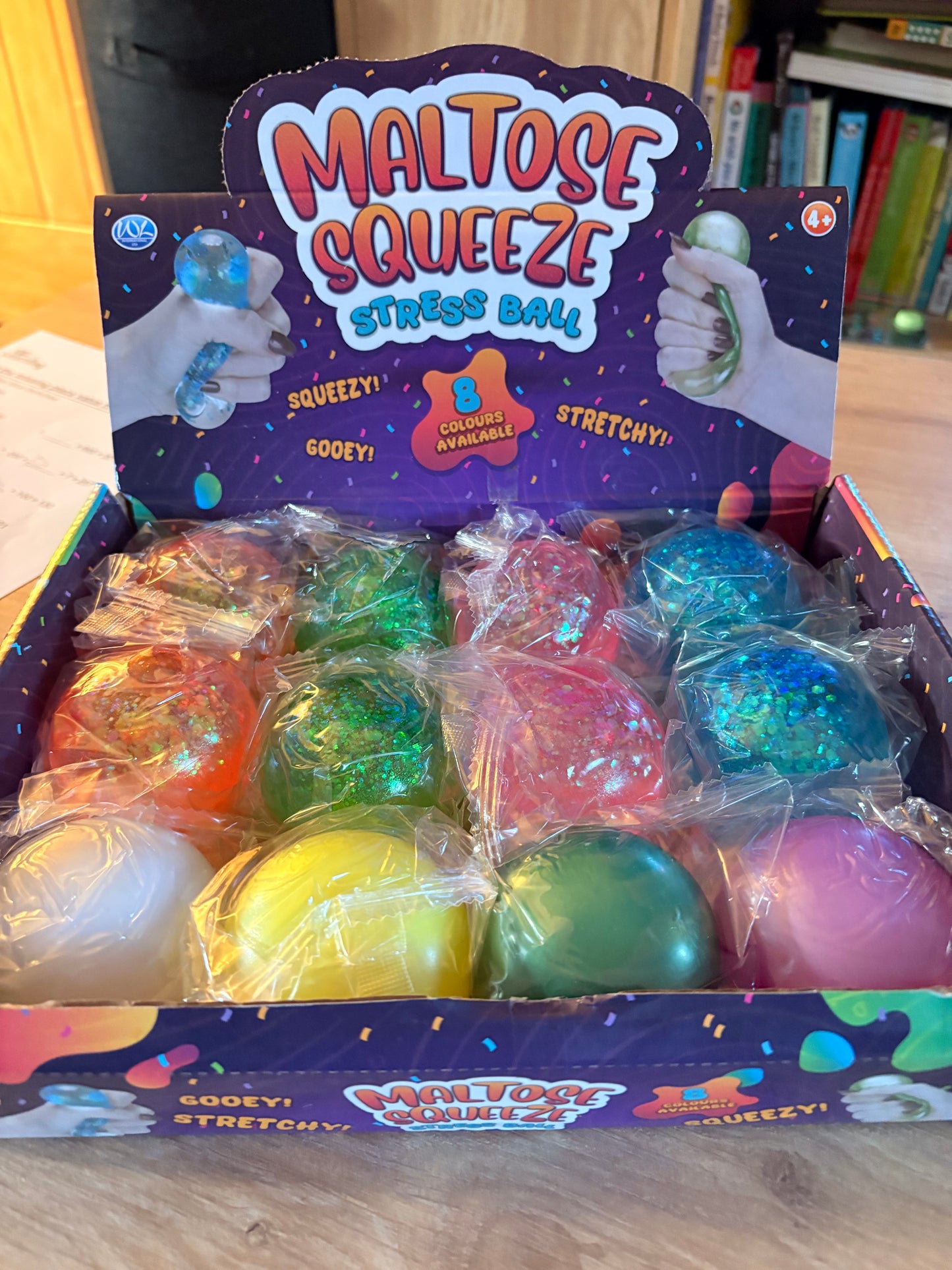 Sugar maltose stress balls