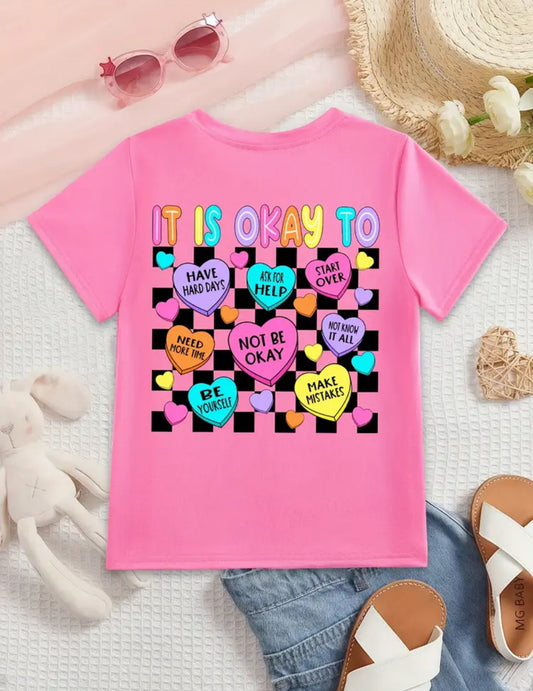 It's ok to be .... kids t shirt