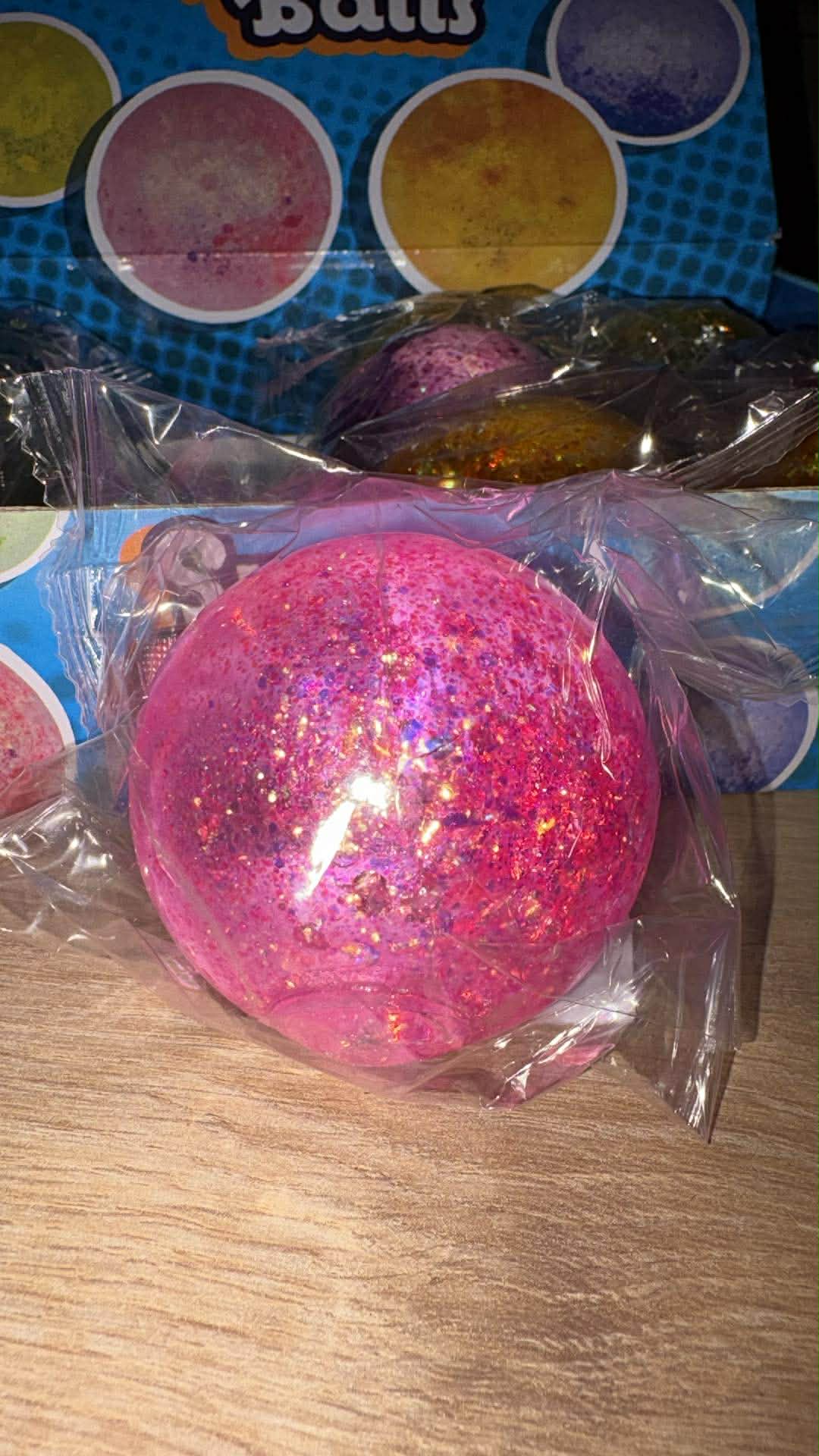 sugar maltose glitter ball squishy toy