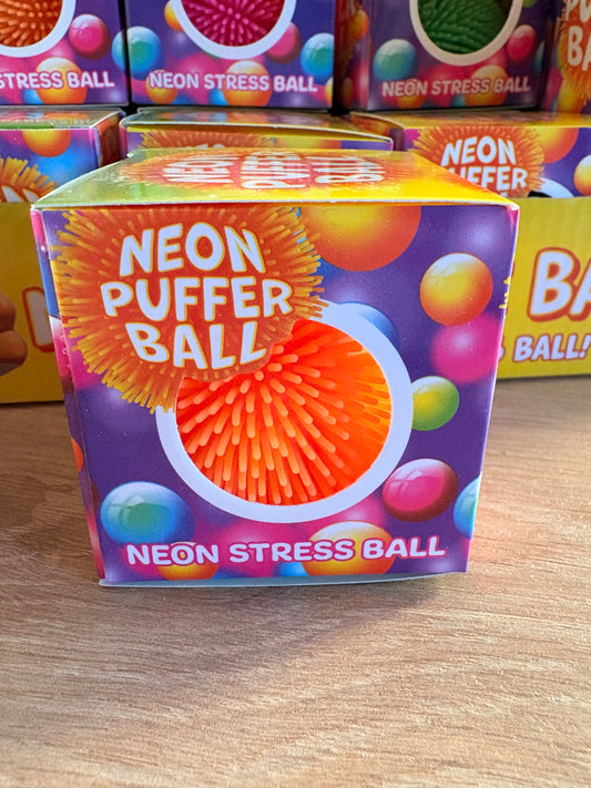 Neon puffer ball