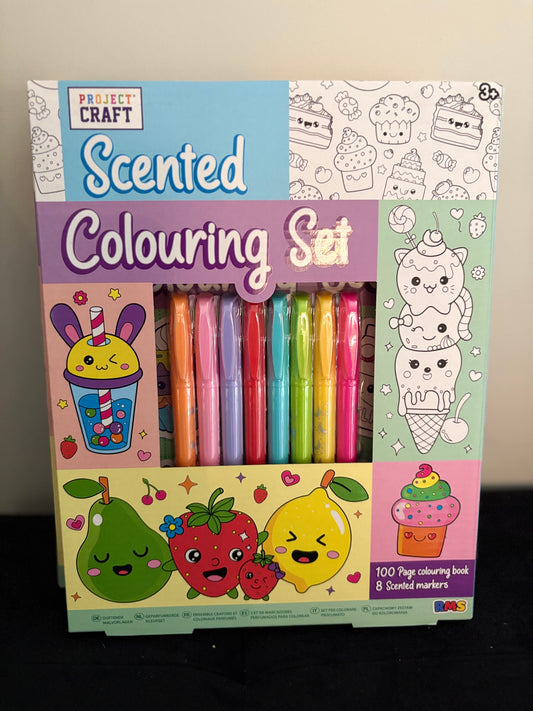 Scented colouring set