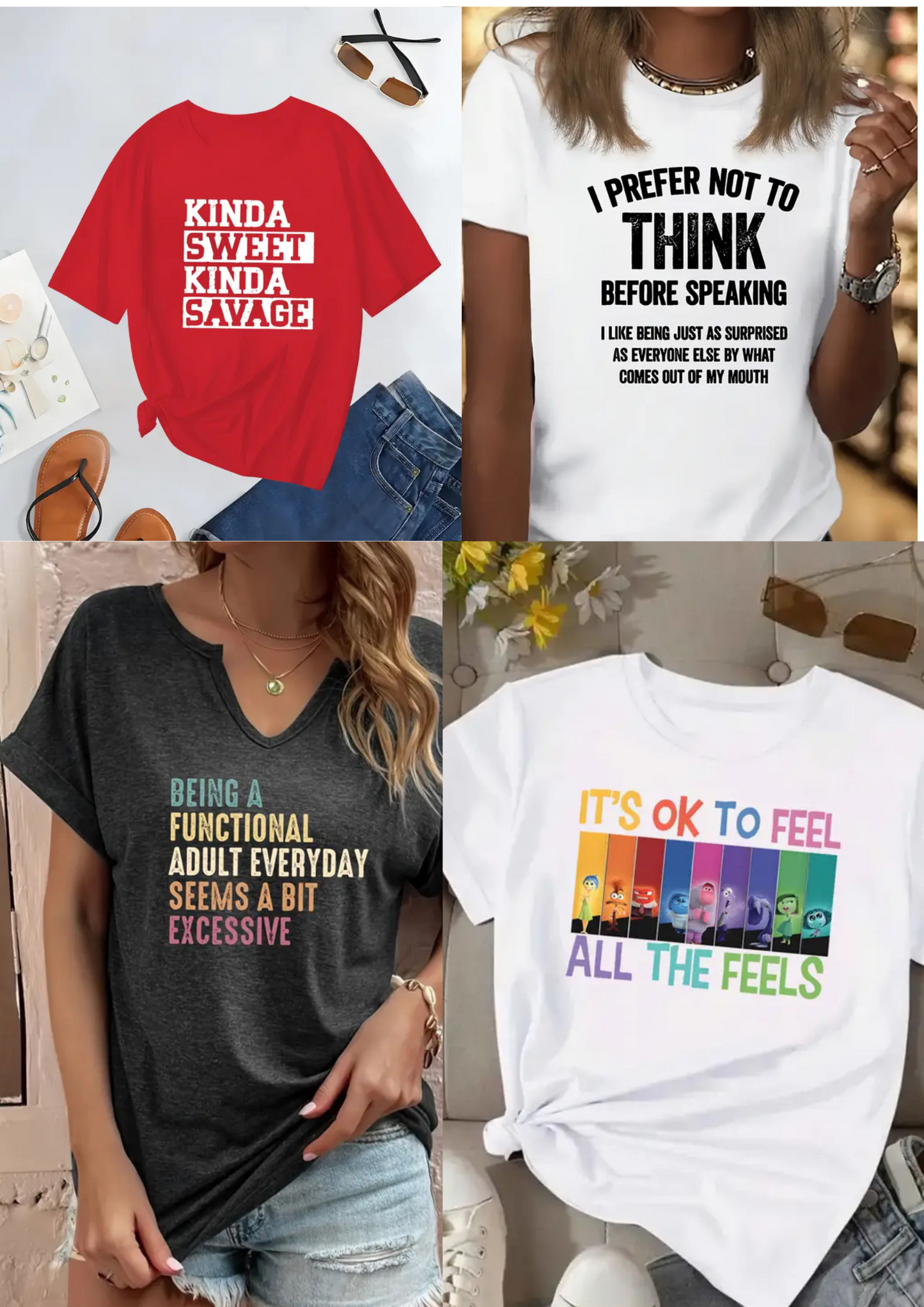 It's ok to feel all the feels ,Women’s T-shirts