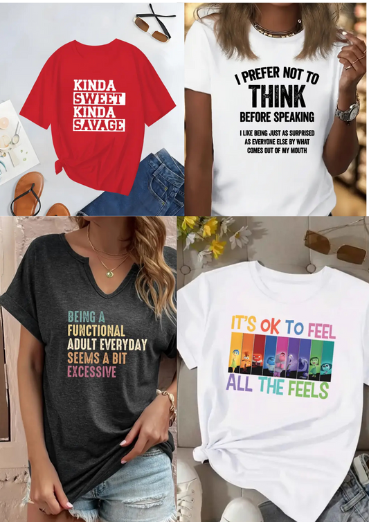 It's ok to feel all the feels ,Women’s T-shirts