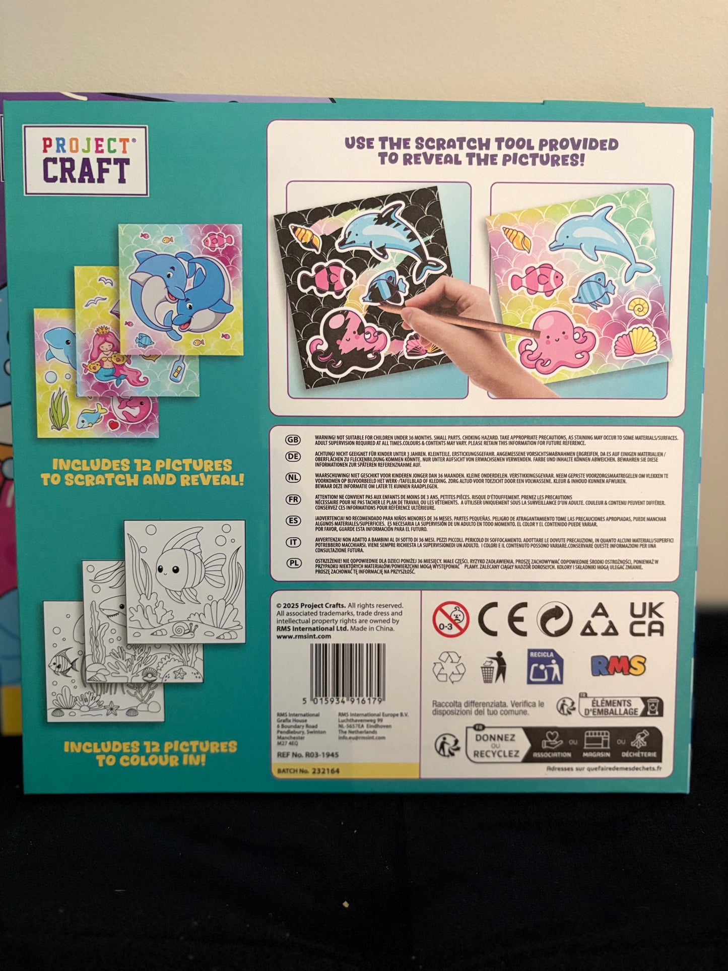 Scratch & colouring kit