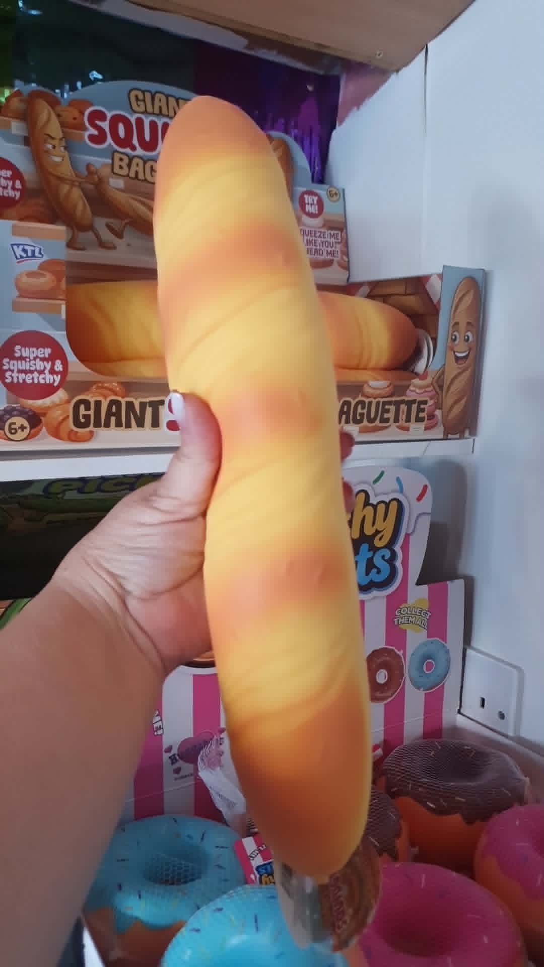 KTL giant squishy baguette toy
