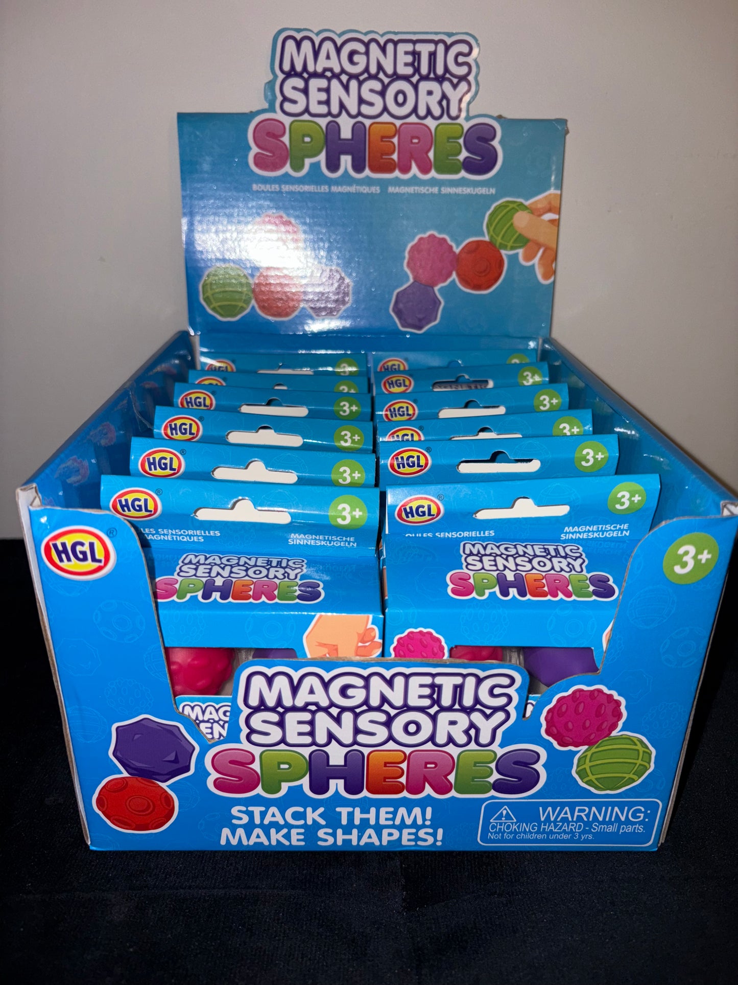 Magnetic fidget spheres pack of 4