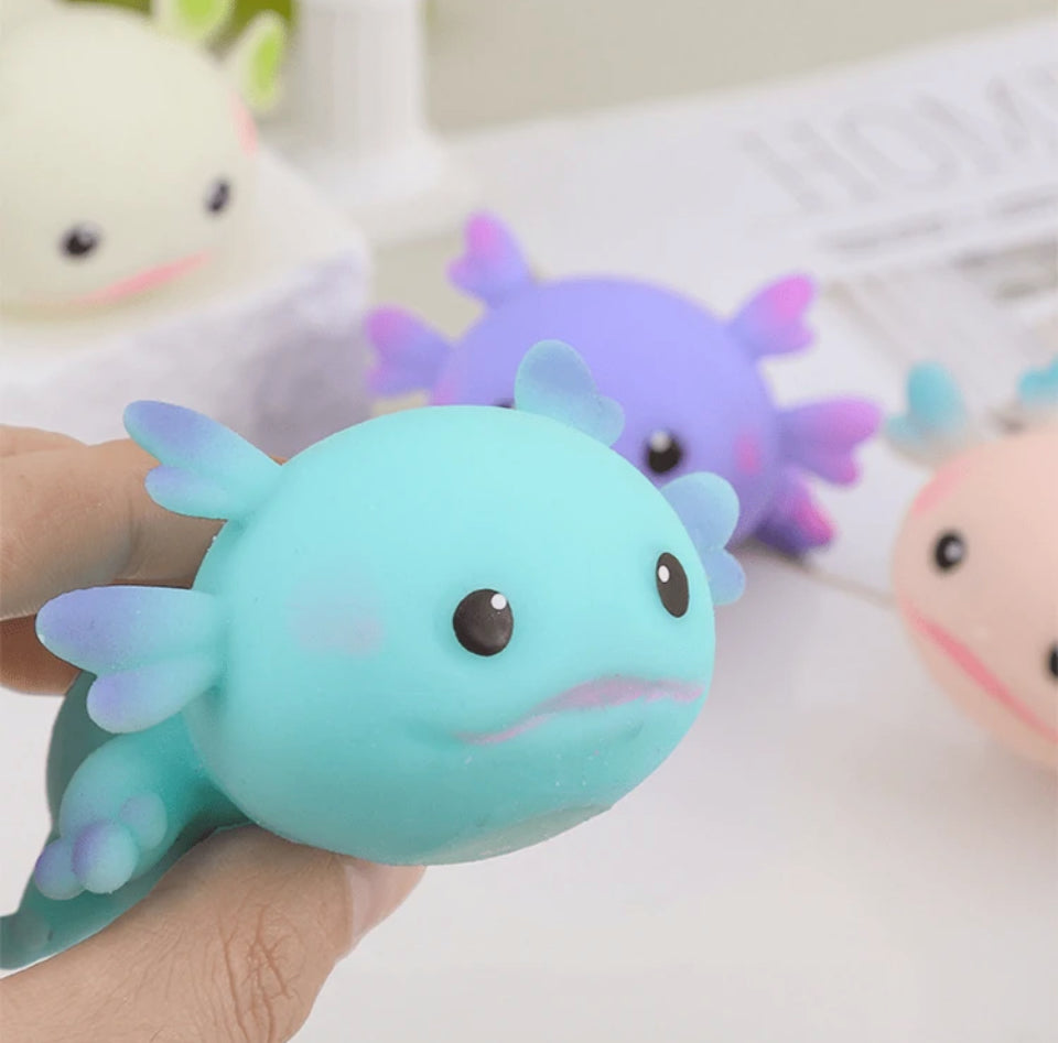 Squishy and stretchy Axolotl