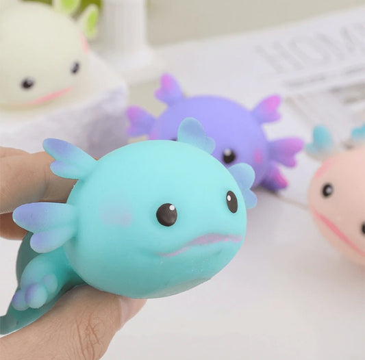 Squishy and stretchy Axolotl
