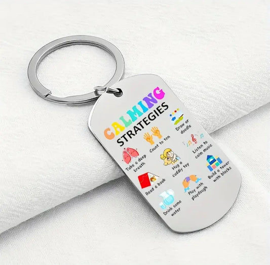 Calming Strategies keyring