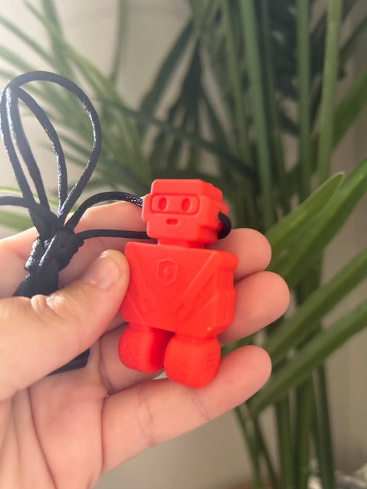 Robot Chewy necklaces