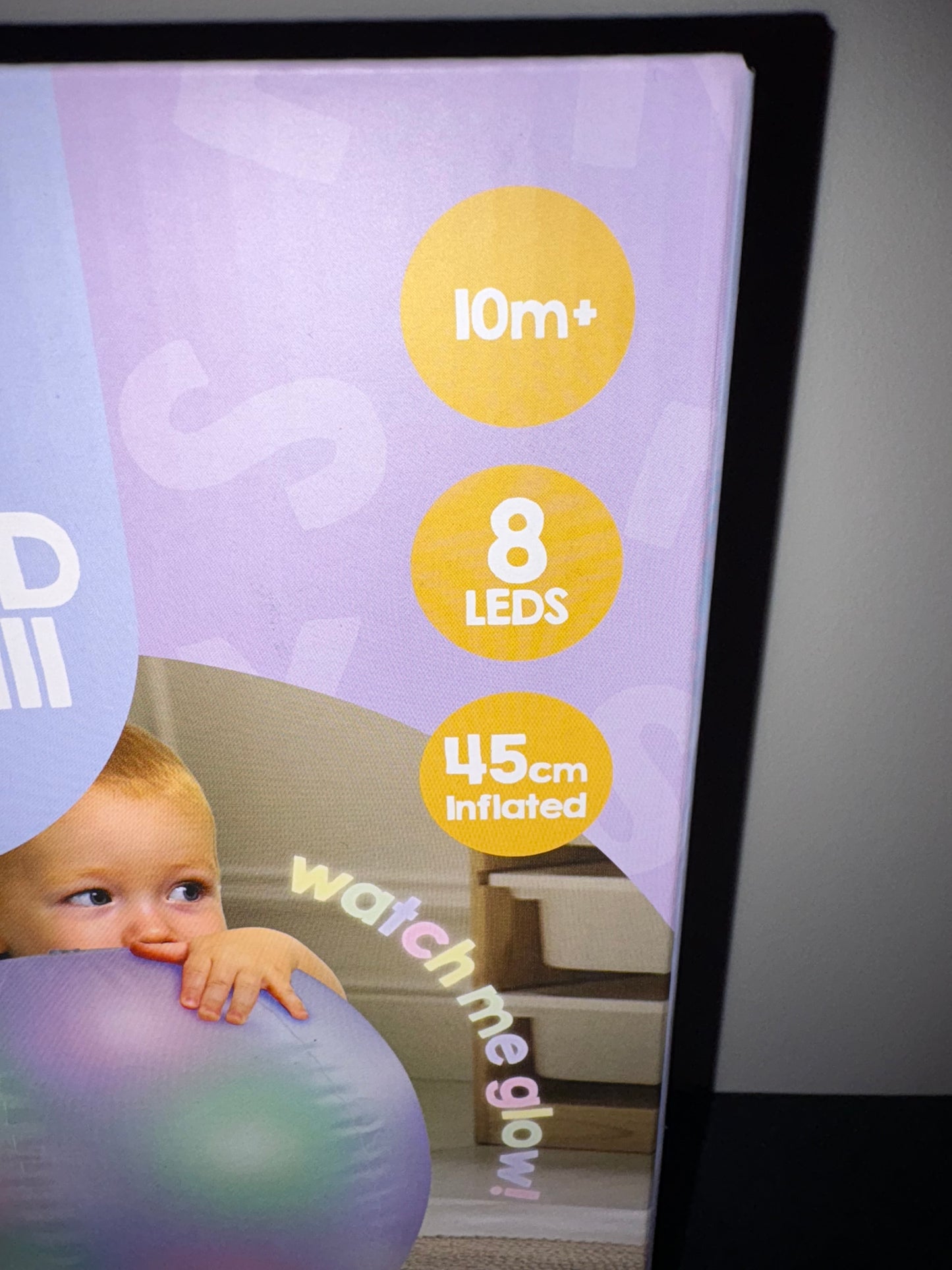 Giant inflatable LED ball