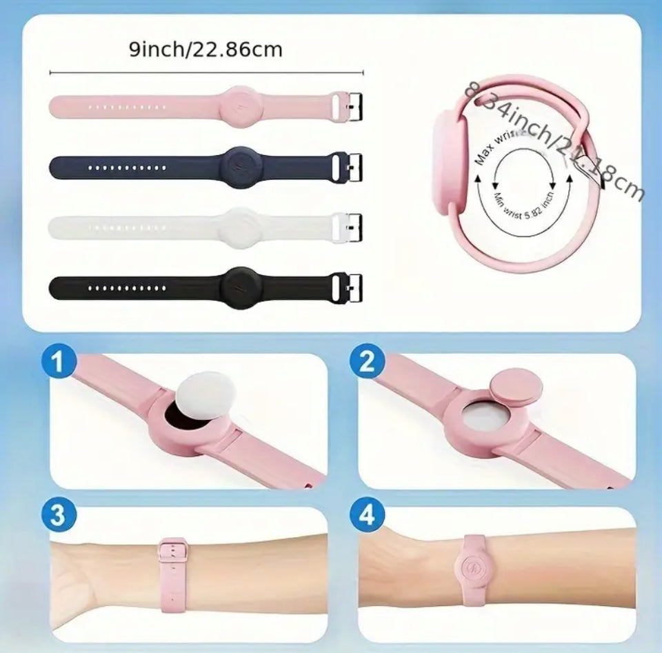 Air tag holder watch style