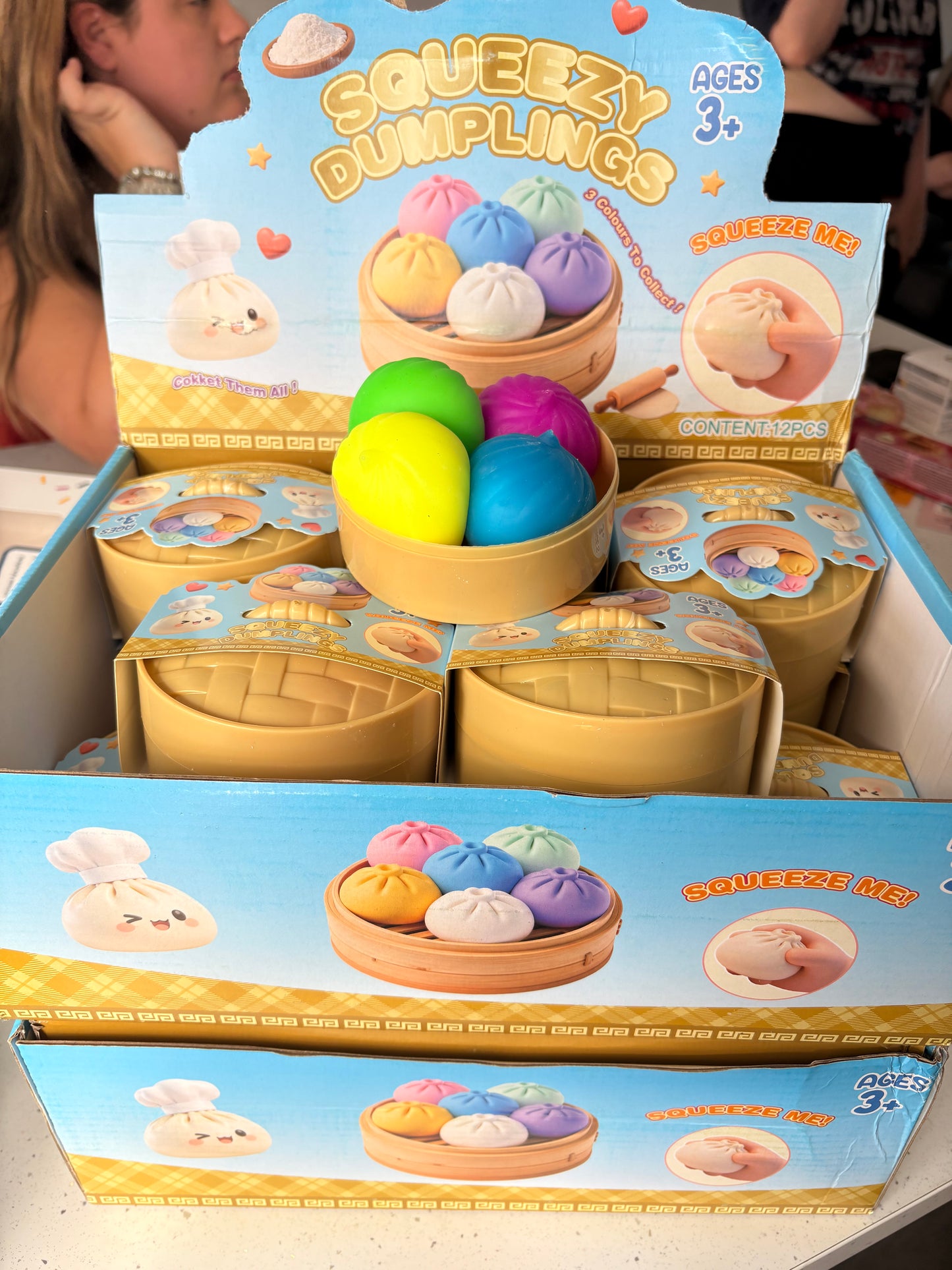 Set of 4 mini foam filled dumplings