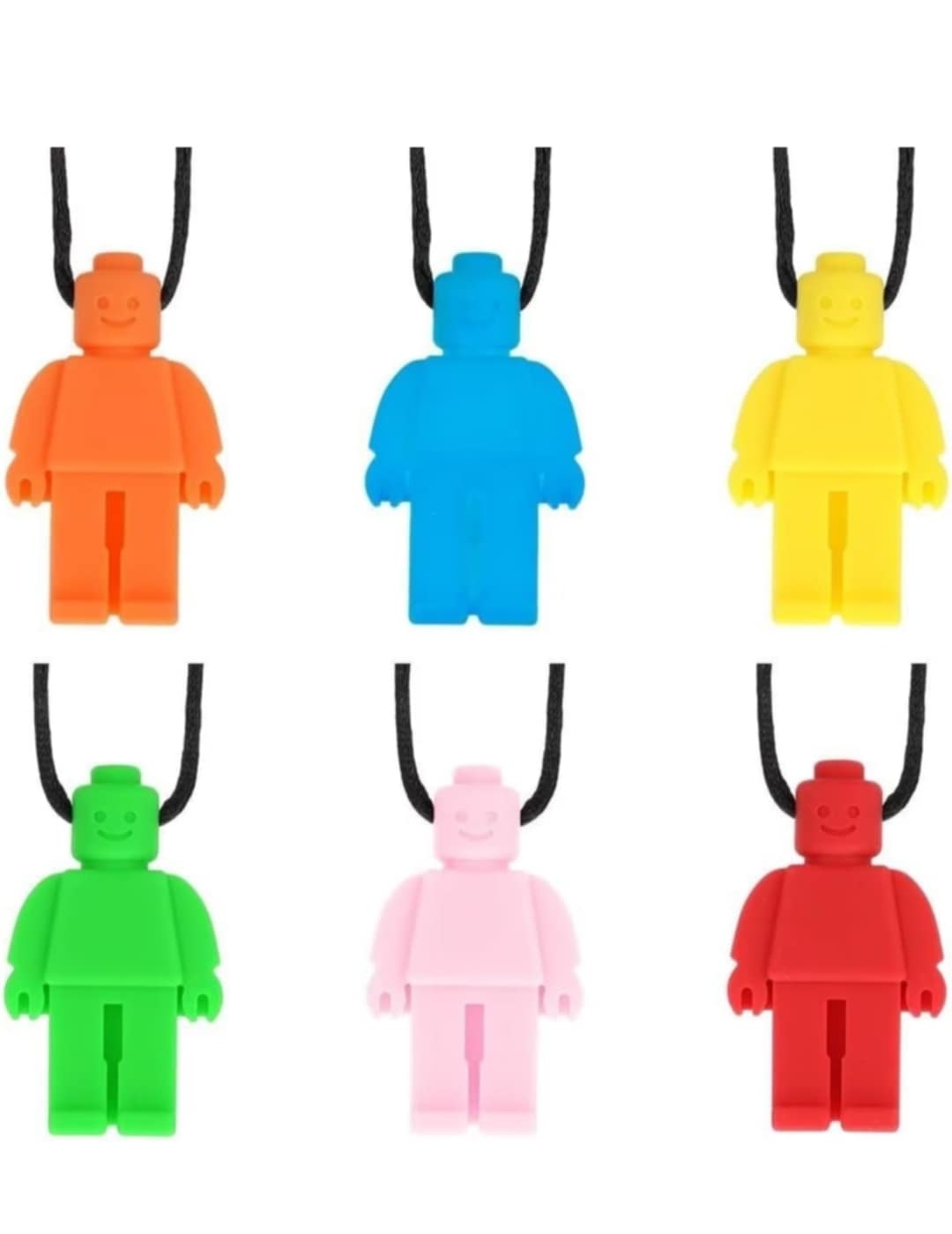 Lego Man chewy necklaces