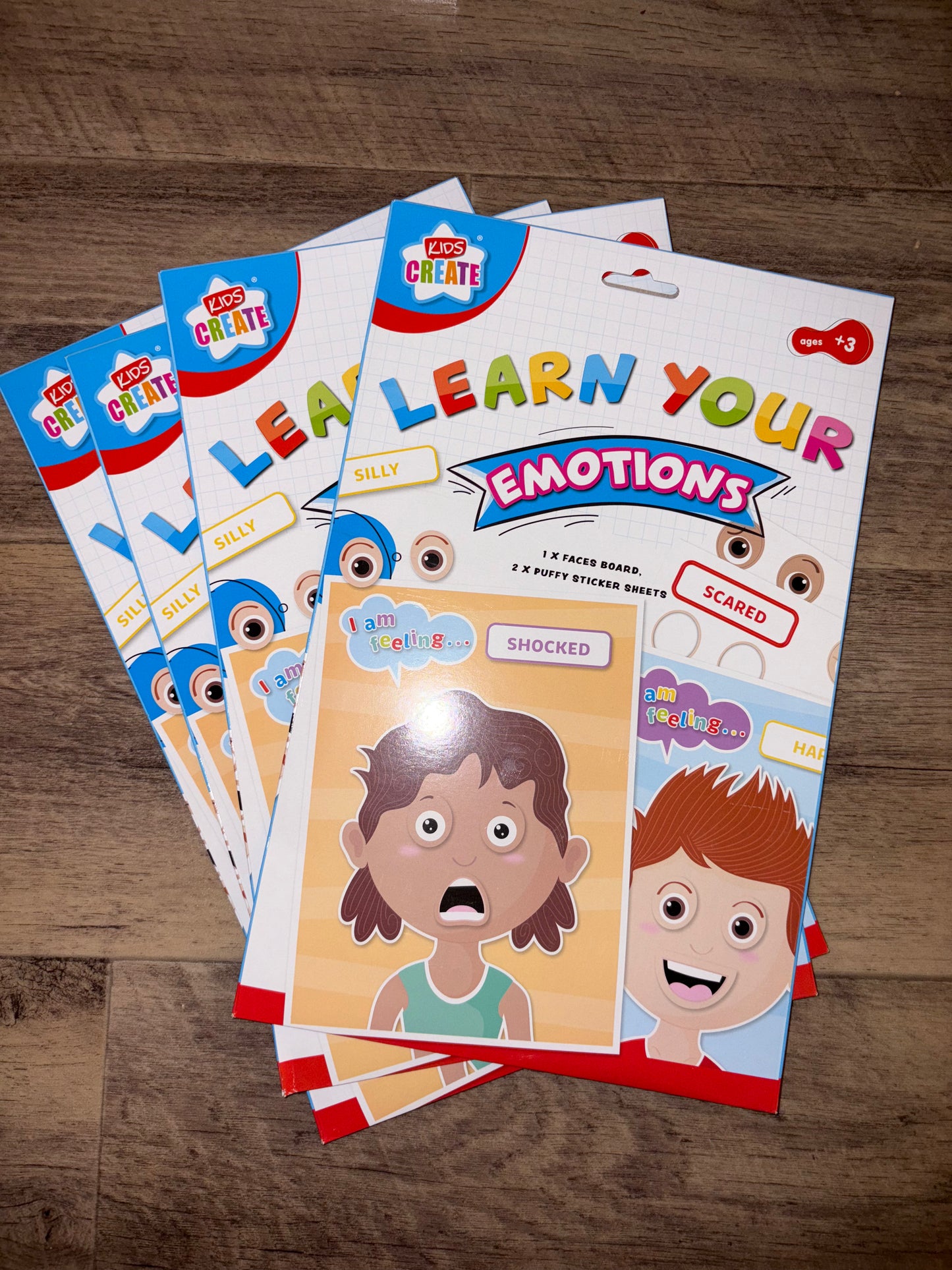 Learn your emotions sticker activity pack