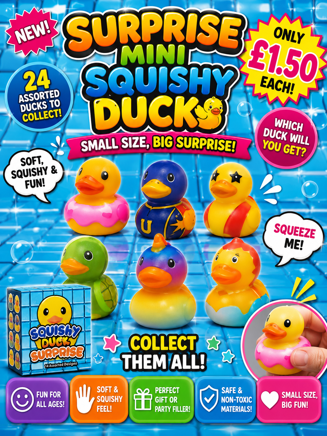 Surprise mini duck